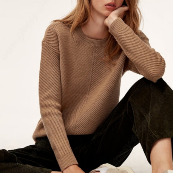 Aritzia | Wilfred Free Isabelli 100% Merino Wool Swe - Picture 1 of 7